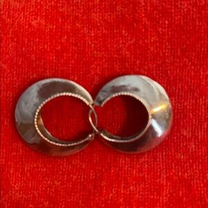 Silver  (925) Hoop Earrings